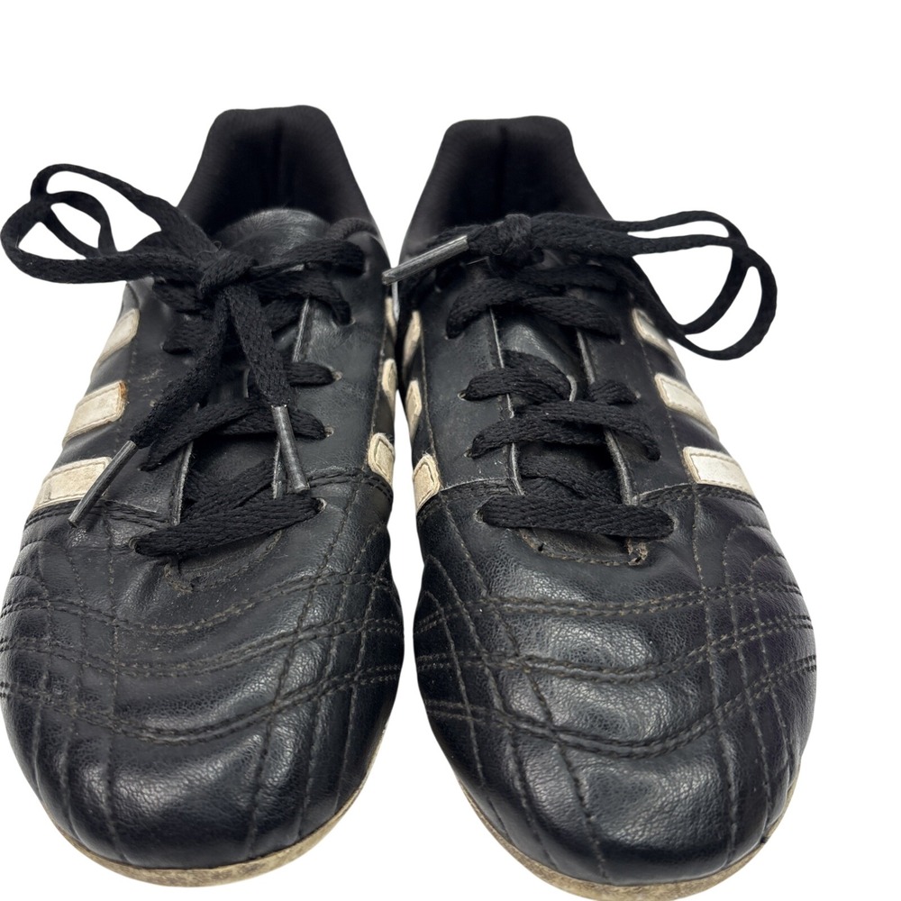 Kids Black Athletic Soccer Shoes